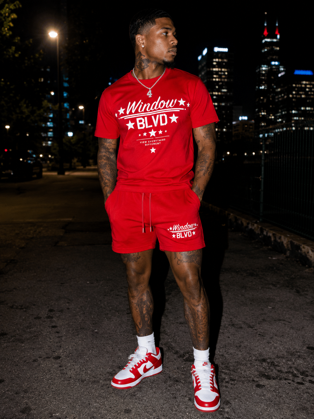 View Everything Different (Window Blvd) Shorts set