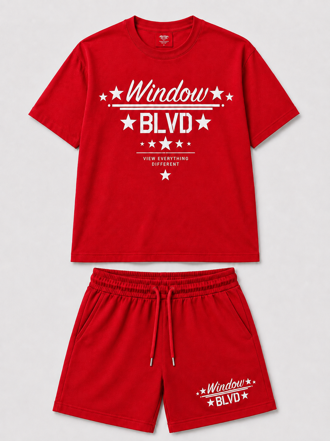 View Everything Different (Window Blvd) Shorts set